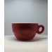 Inker Red Porcelain Cappuccino Luna Cup with Crop logo 170ml