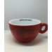 Inker Red Porcelain Cappuccino Luna Cup with Crop logo 170ml
