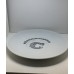Inker White Porcelain Latte Saucer with Crop Logo